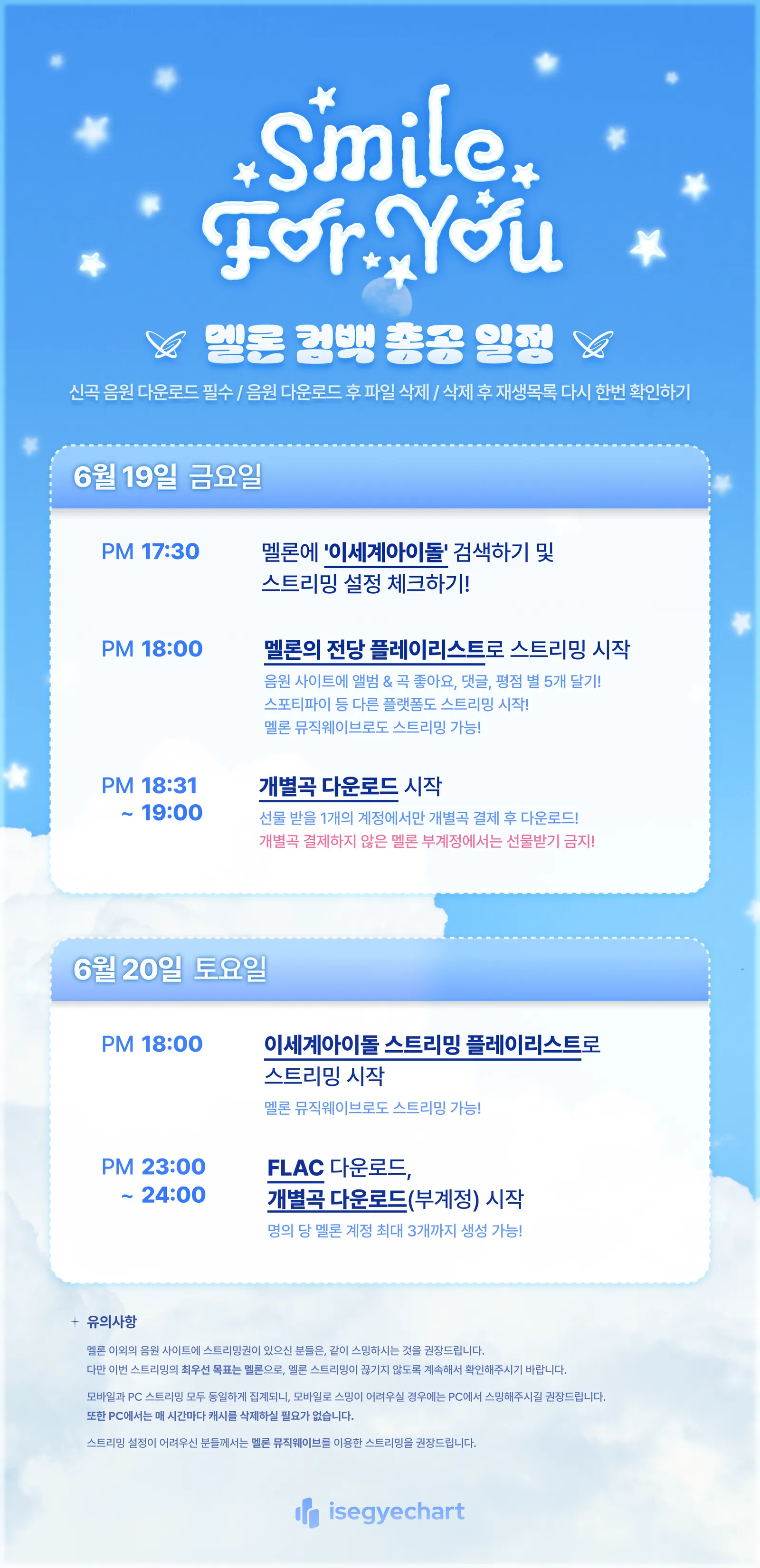 컴백 총공 일정 컴백 총공 가이드